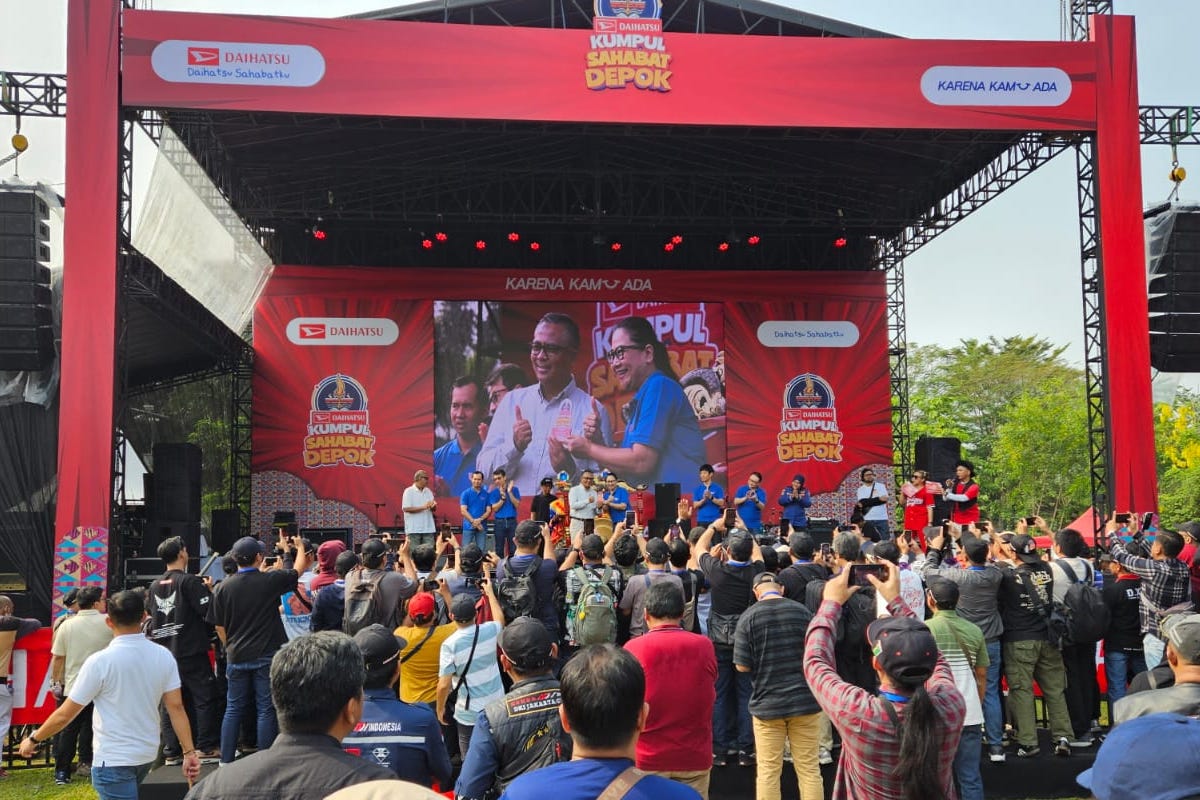 Seru Abis! Daihatsu Kumpul Sahabat 2026 Sukses Memeriahkan Alun-Alun Kota Depok