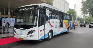 Punya Teknologi Hydrogen-Diesel Dual Fuel Pertama di Indonesia, Pilot Bus H2 DDF Diperkenalkan