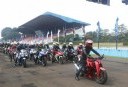 Ratusan Komunitas Motor Vixion Padati Sirkuit Sentul