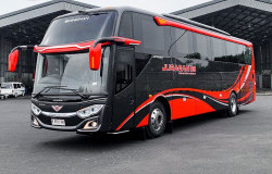 >Manjakan Penumpang, Sleeper Bus Mewah PO Juragan 99 Trans Meluncur Pakai Nama Shincan
