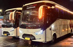 >Andalkan Sasis Mercedes-Benz OF 917, Ini Rahasia Ketangguhan 2 Bus Baru PO Kalisari