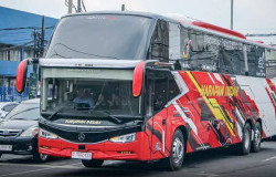 >Bus Baru PO Harapan Indah Pakai Bodi Avante H9 Grand Captain dan Sasis Mercedes-Benz O 500 RSD 2445