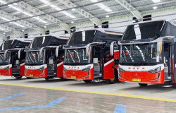 >4 Bus Baru PO Raya Gunakan Kursi Pesawat, Perjalanan Penumpang Semakin Nyaman