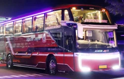 >PO Mulia Jaya Hadirkan Bus Baru Pakai Bodi Skylander R25 Sky Seat