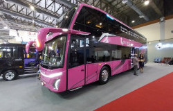 >Mewahnya Kabin Bus Double Decker Baru PO Kencana