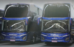 >Bus Baru PO 168 Trans Mulai Mengaspal, Intip Kelebihannya