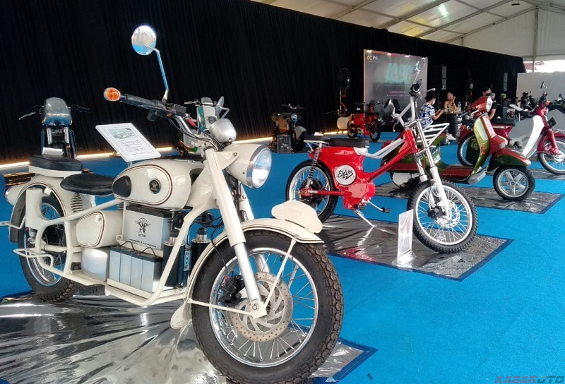 Motor listrik custom di IIMS Hybrid 2022