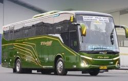 >Resmi Beroperasi! Bus Baru PO Tividi Edisi GIIAS 2026 Layani Trayek Cilacap-Malang