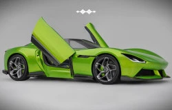 >Wujud Fang Cheng Bao Formula X, Supercar Berbahan Serat Karbon
