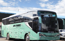 >Tampil Elegan, SPS Travel Tambah Bus Baru dari Karoseri New Armada