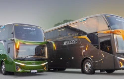 >Dua Unit Jetbus 5 UHD Unicoach Baru Milik PO 27 Trans Mulai Mengaspal