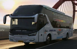 >PO Sinar Jaya Rilis Rute Baru Lintas Pulau Bandung-Jambi Pakai Bus Sleeper