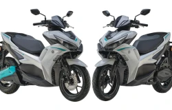 >Yamaha Aerox E Resmi Luncurkan di India, Harga Rp52 Jutaan