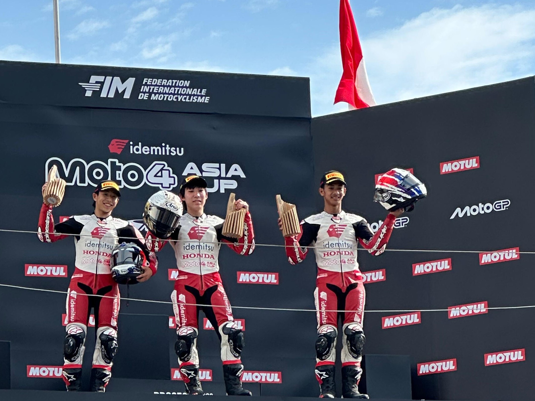 Badly Ayatullah Raih Podium Perdana di Moto4 Asia Cup, Bikin Indonesia Bangga