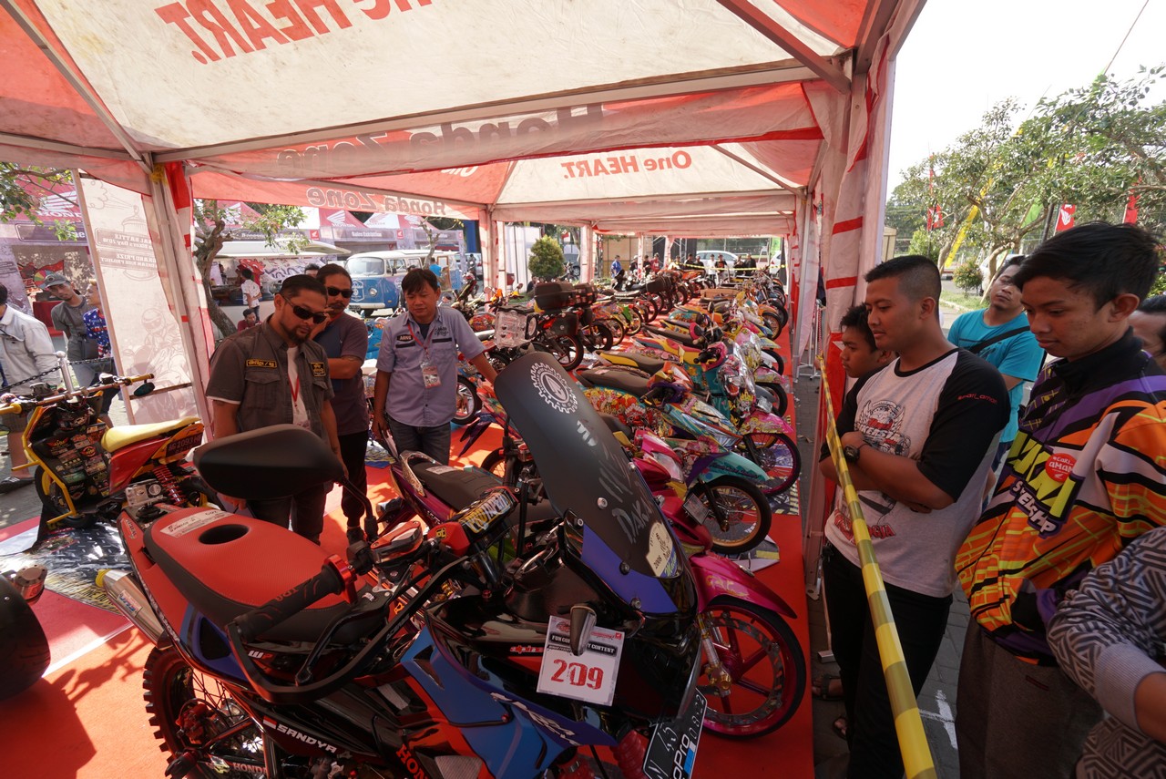 MPM Gelar Honda Modif Contes 2018 Seri Malang Kabaroto