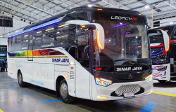 >PO Sinar Jaya Luncurkan Bus Baru Bermesin Depan, Pakai Sasis Mercedes-Benz OF 1623