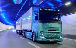 >Truk Listrik Volvo FH Electric Kini Mampu Angkut Beban 80 Ton Sekali Jalan