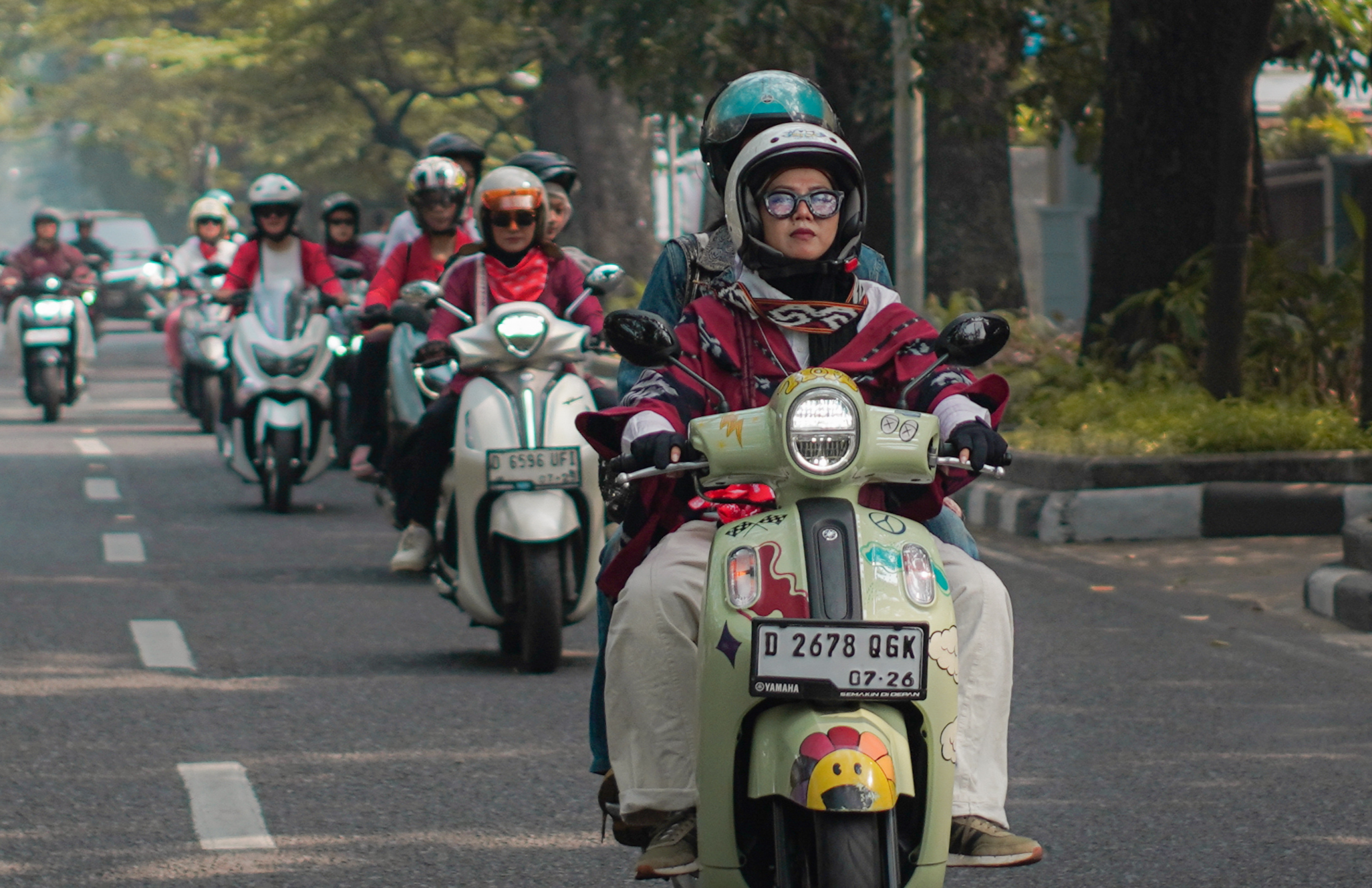 Komunitas Motor Grils Day Out, Kampanyekan Keselamatan Berkendara