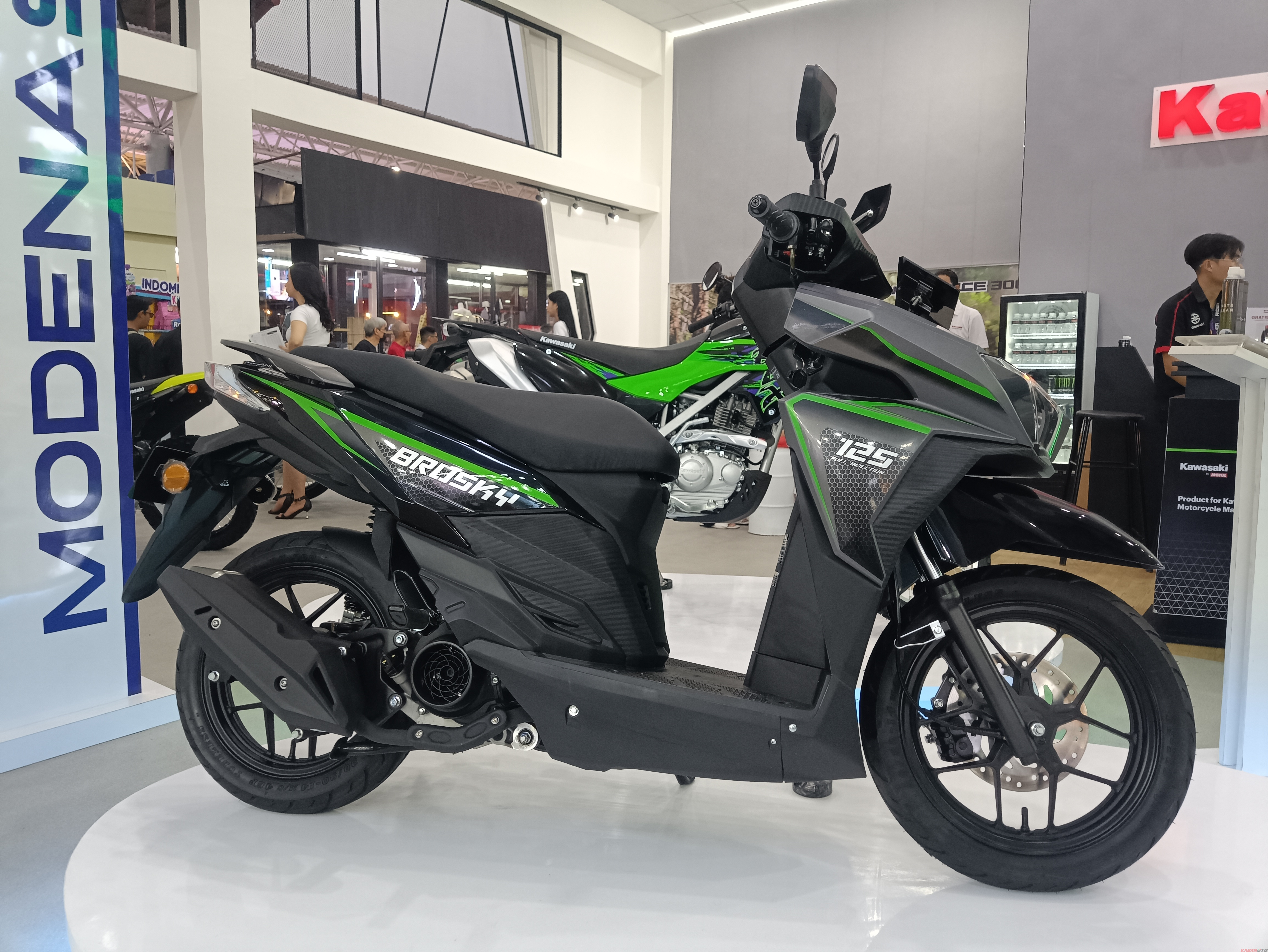 Spesifikasi Kawasaki Modenas Brusky 125, Penantang Honda Vario