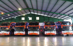 >PO Rosalia Indah Gunakan Bodi Skylander R22, Tambah 5 Bus Baru Edisi Terbatas