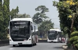 >Armada Baru Trans Semarang, 27 Bus Listrik VKTR Mulai Beroperasi
