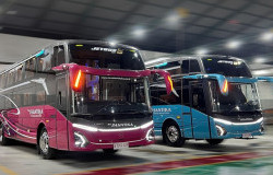 >PO Shantika Tambah 2 Sleeper Bus Baru Dari Karoseri Adiputro