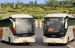 >PO Kalisari Luncurkan Dua Bus Kembar dengan Racikan Sasis yang Berbeda