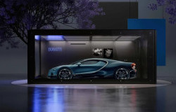 >Garasi Anti Mainstream dari Bugatti, Berbentuk Kotak Mainan Diecast!