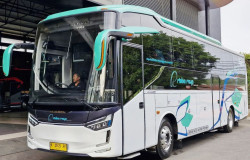 >Bus Baru Milik PO Rimba Raya Garapan Karoseri Laksana Punya Kabin yang Lega
