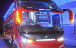 >PO Agra Mas Gunakan Armada Sleeper Bus Untuk Rute Baru Rajeg-Malang