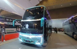 >PO UTrans Perdana Layani Jalur AKAP Jakarta-Yogyakarta Pakai Bus Double Decker