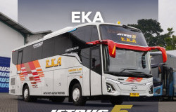 >Tambah Armada AKAP, PO Eka Rilis Bus Baru Pakai Bodi Jetbus 5