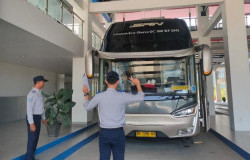 >Jelang Nataru, Inspeksi 10.000 Unit Bus AKAP Hingga Pariwisata