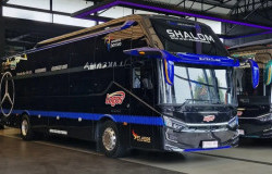 >PO Logos Manjakan Penumpang di Kalimantan Tengah dengan Lima Sleeper Bus Baru