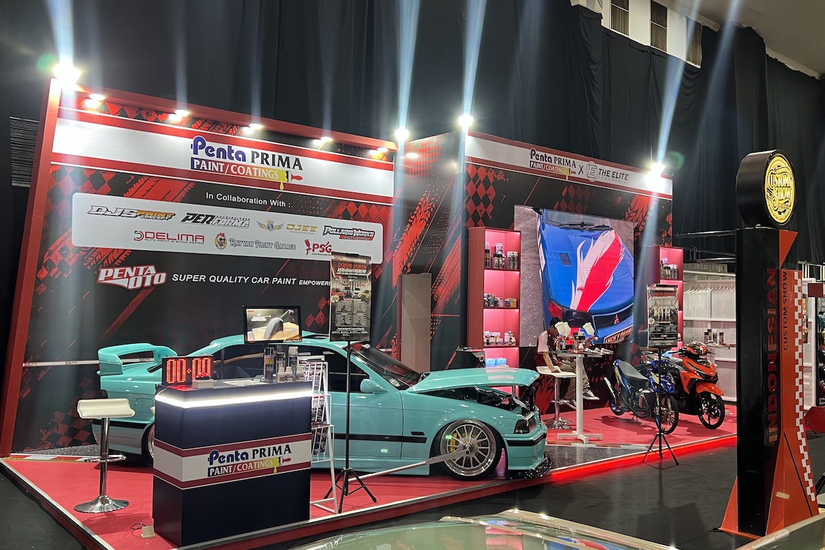 Penta Prima Paint di Indonesia Custom Show 2026 Pamerkan Kualitas Pengecatan