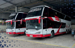 >Pakai Bus Double Decker Baru, PO Mtrans Layani Rute Malang – Jakarta